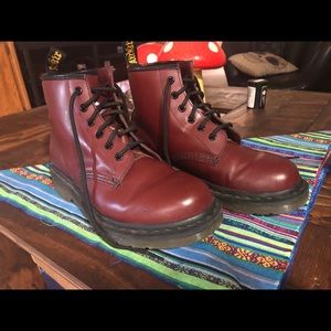 Dr Marten 101 Smooth Leather Ankle Boots